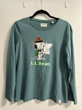 L.L.Bean x Peanuts Hiker Snoopy Long-Sleeve T-Shirt